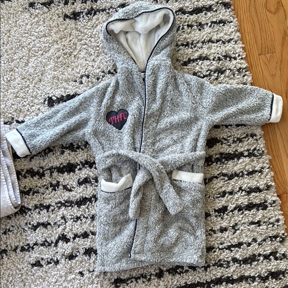 Tottenham Hotspur Gray Kids Pajama Robe